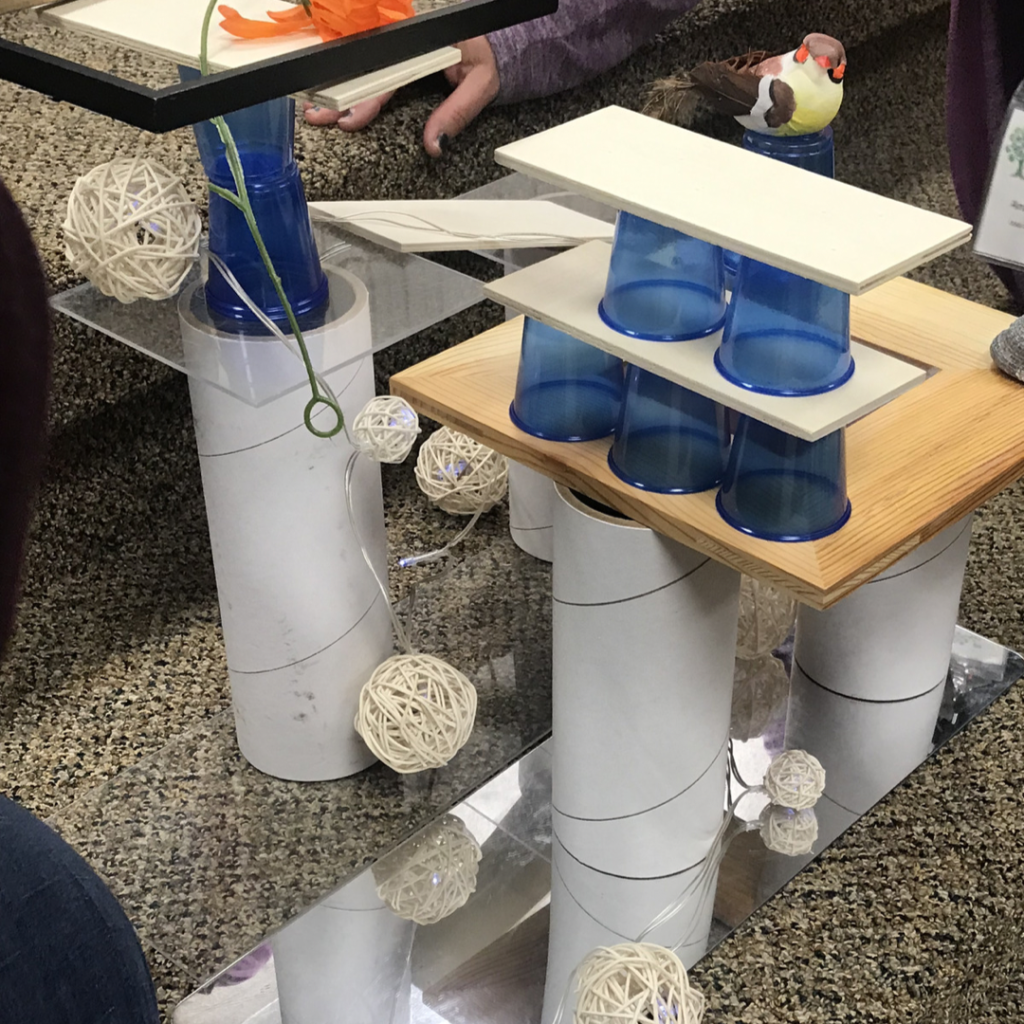 Early Childhood Educators exploring the theory of loose parts play