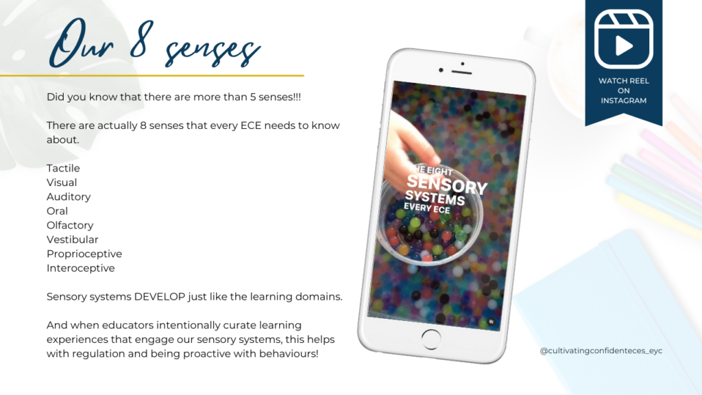 8 sensory processing systems every ECE needs to know that can help you understand behaviours.